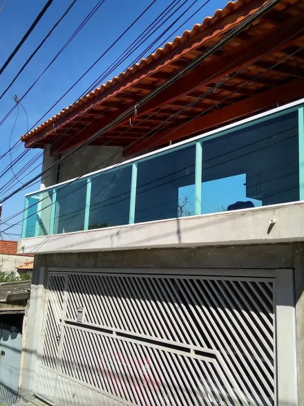 Obra em vidro Lumini Vidros